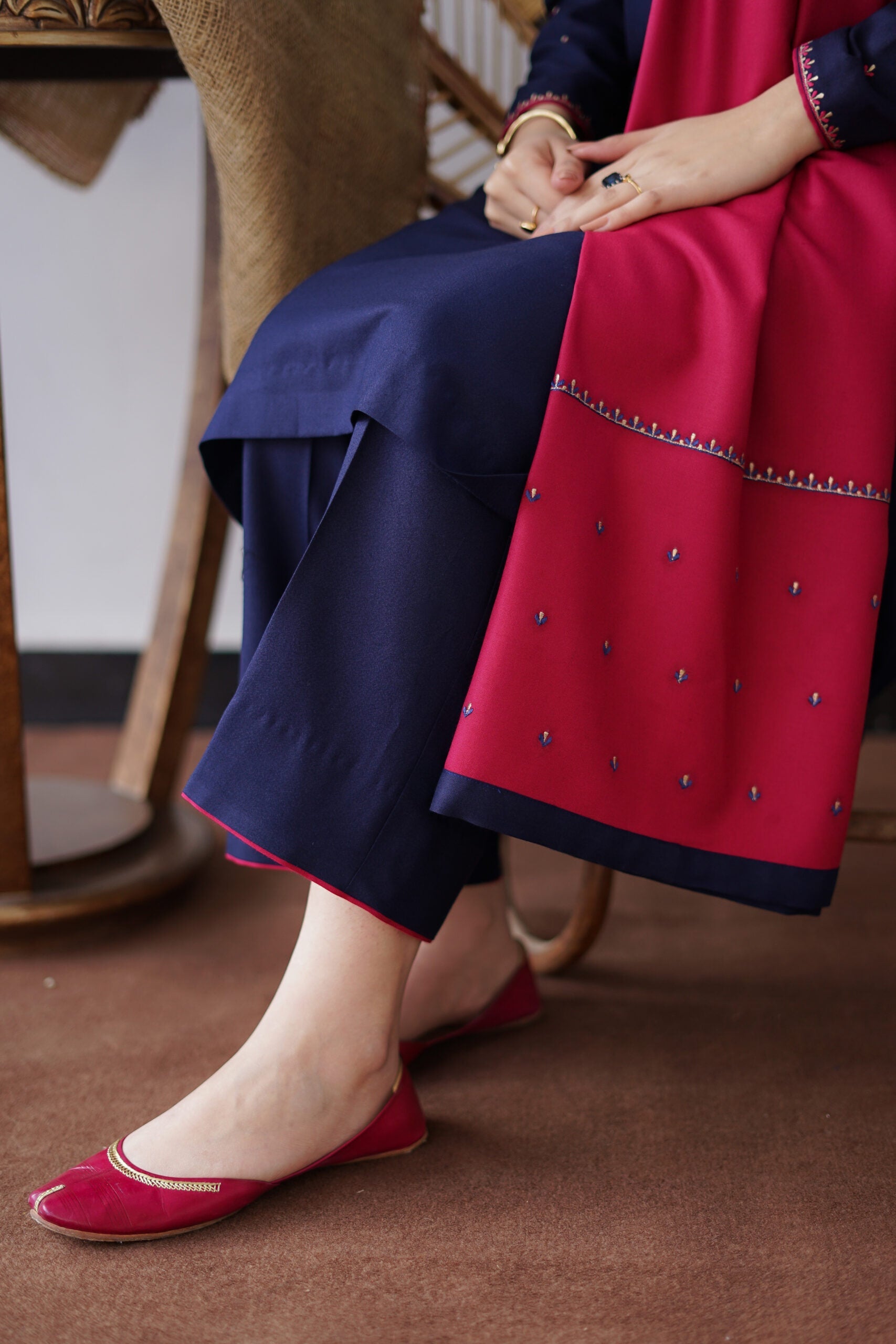 TL- Navy & Rose Pink